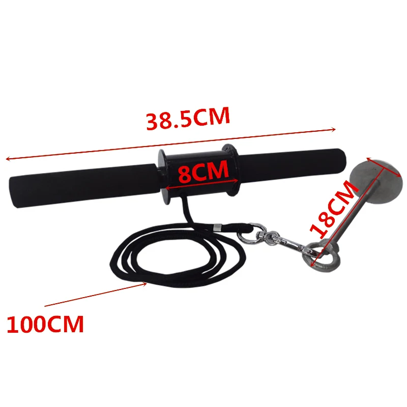 Wrist Arm Curl Exerciser Fitness Muscle Trainer Home Gym Equipment Bodybuilding Forearm Jack Stick with 100cm Rope | Спорт и