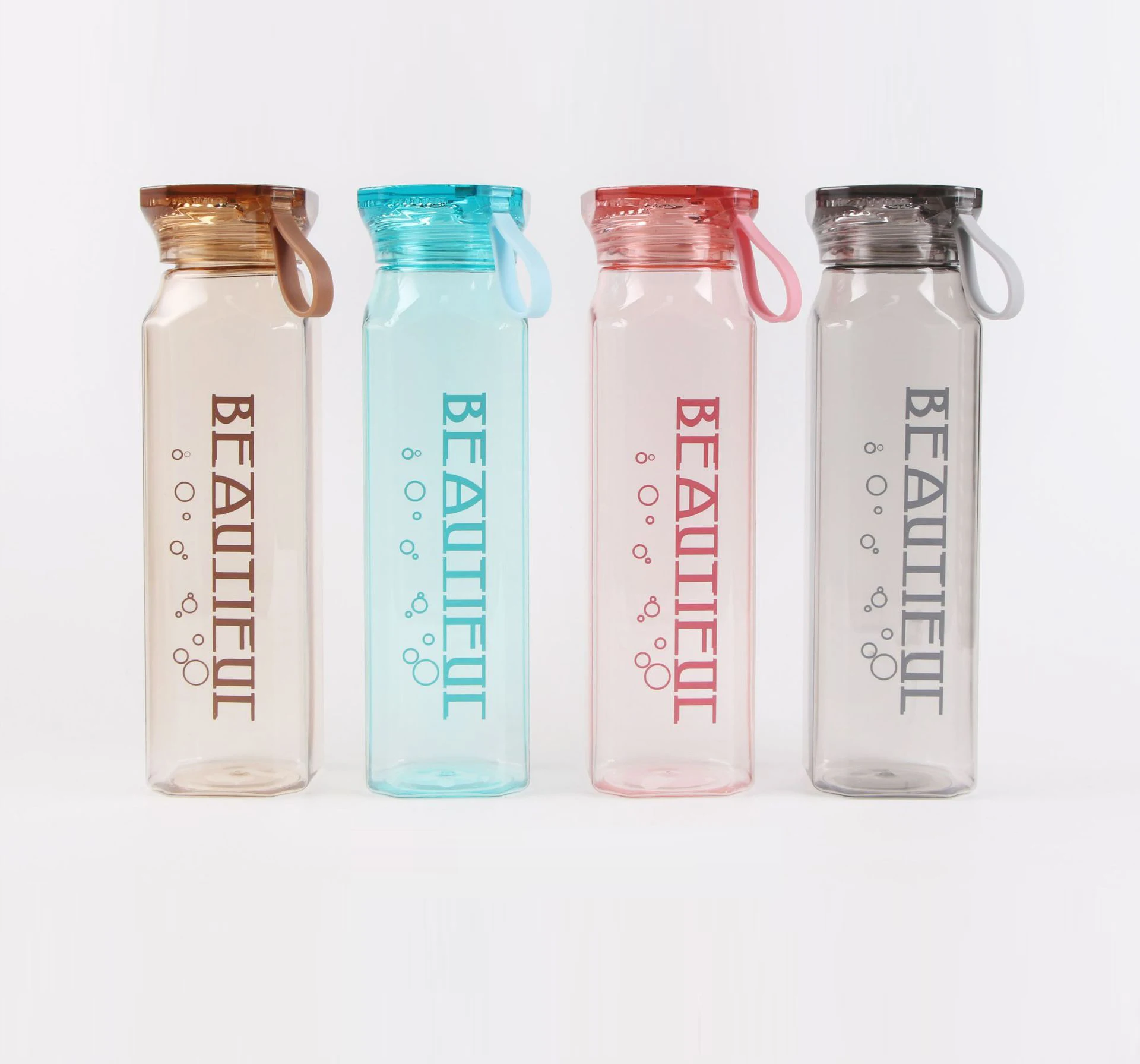 Pan da space бутылка для воды креативная Минималистичная прозрачная квадратная