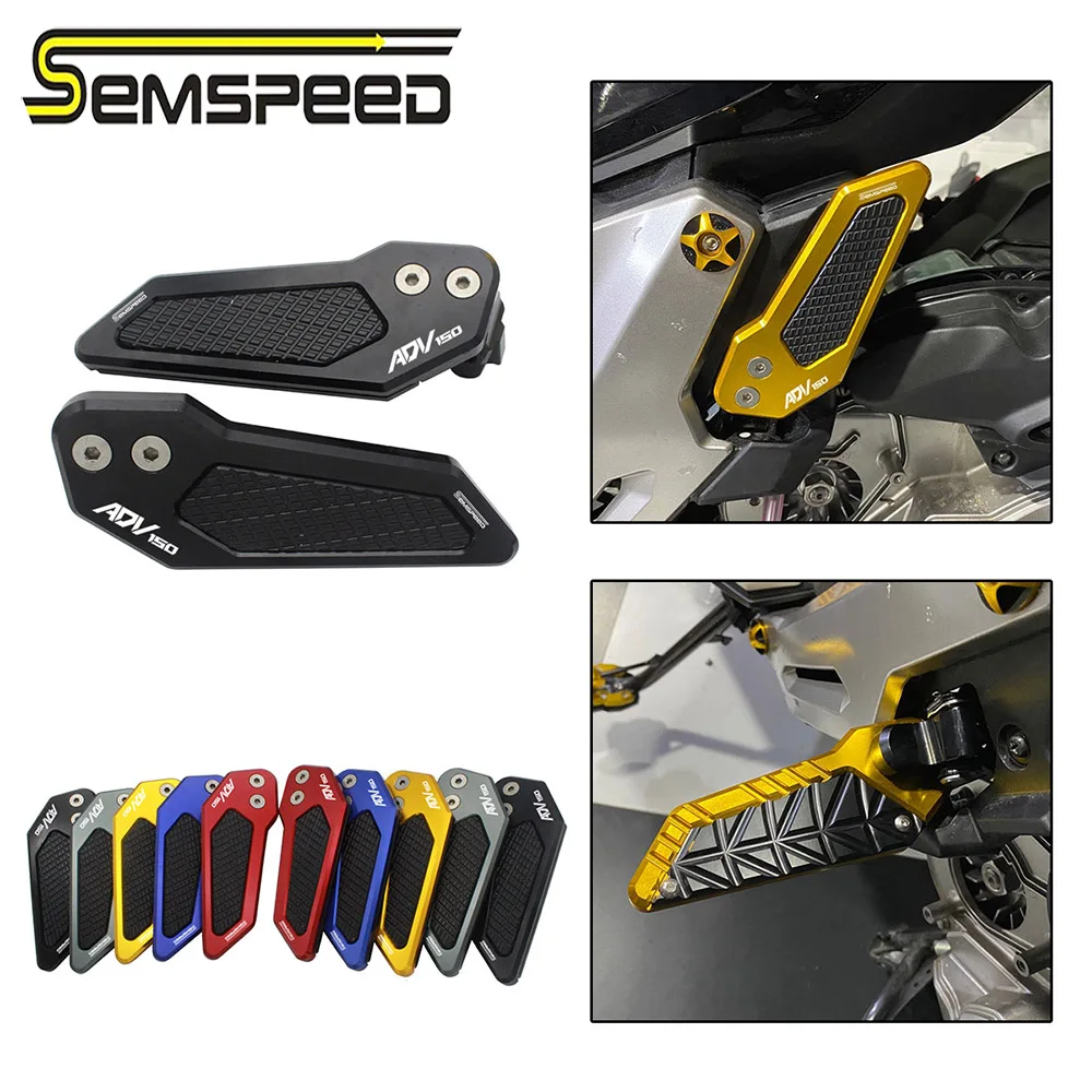 SEMSPEED для Honda ADV150 adv 150 2019 2020 подставка ног мотоцикла скутера заднего пассажира