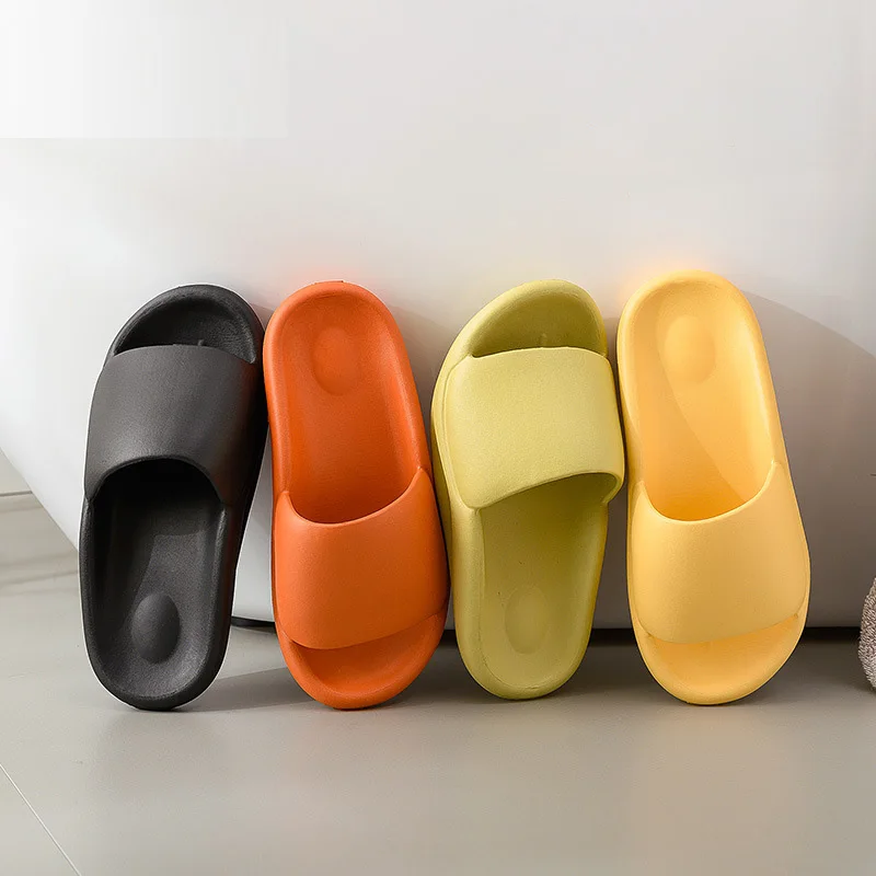 

Тапки на платформе для мужчин и женщин, плотные летние шлепанцы для дома и душа, для пар