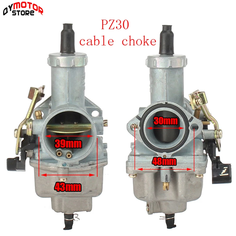 Карбюратор PZ30 30 мм карбюратор для мотоциклов внедорожников велосипедов