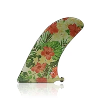 %e2%80%9cyepsurf%e2%80%9d flower fabric color surf longboard fin 9 510 inch surf fin fibreglass in surfing single fin stand up paddle