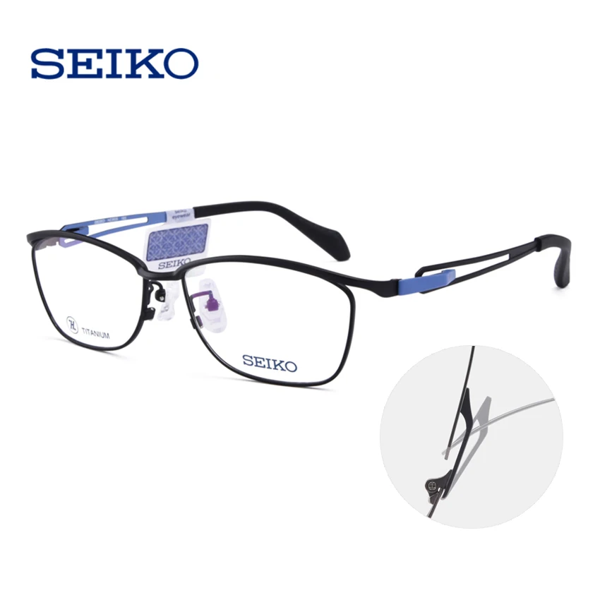 Мужские титановые оправы SEIKO HZ3605 большие очки для зрения спортивные по