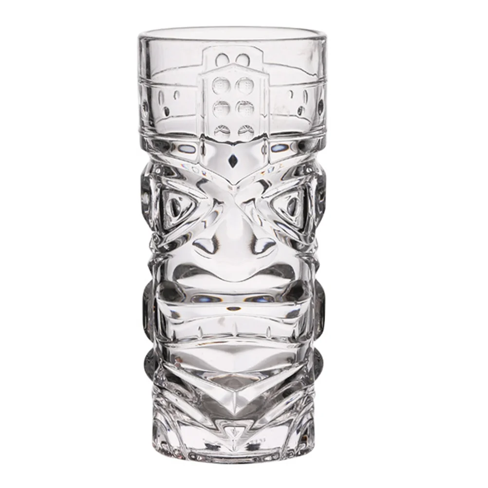 

1Pc Transparent Cup Cocktail Cup Grimace Glass Drinking Cup Whiskey Cup