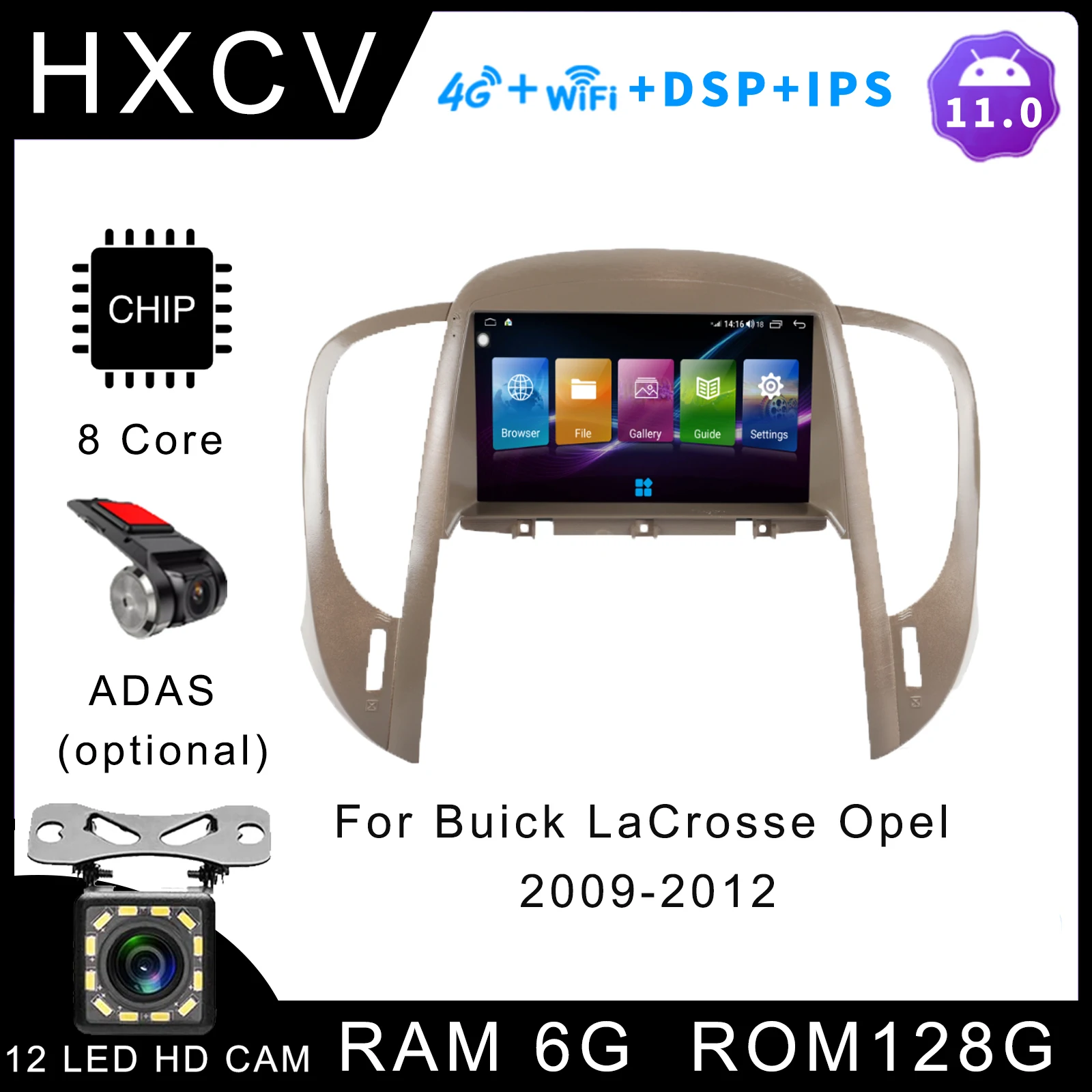 

Smart car radio For Buick LaCrosse Opel 2009- 2012 gps navigator for car 4G car stereo car radio with bluetooth DAB+ Carplay