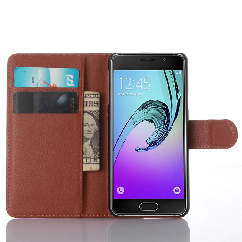 Кожаный флип-чехол для samsung Galaxy A3 A310F SM-A310F A310f/ds Роскошный кошелек Coque для samsung A3 чехол для телефона