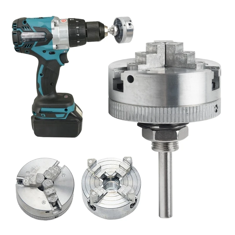 1Set 3 Jaws Manual Lathe Chuck With Turning Machine Tools Accessories 3-Jaw Self Centerin Zinc Alloy | Инструменты