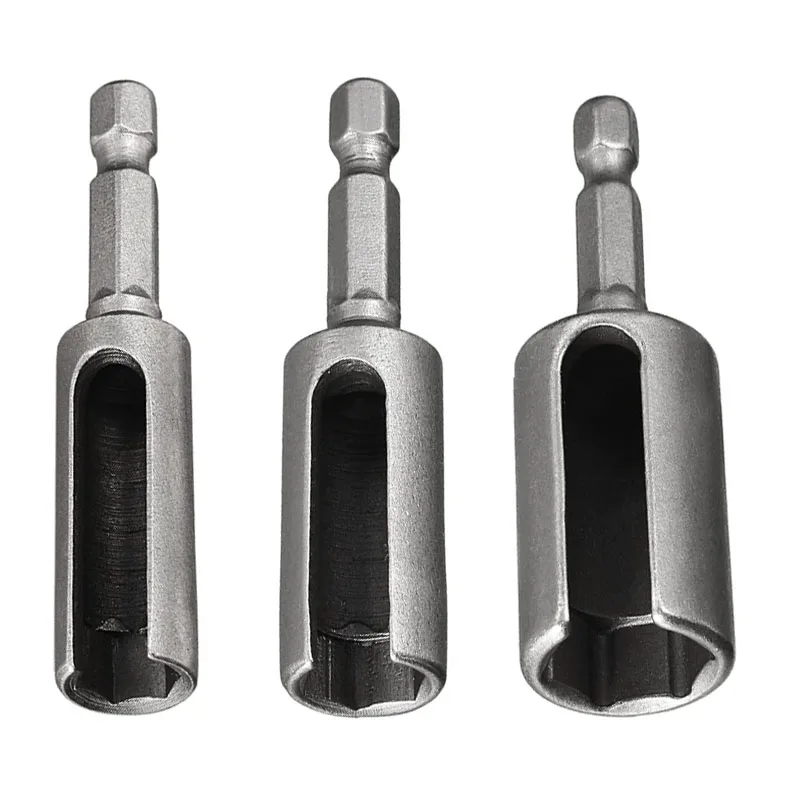 2 шт. гайковерт с шестигранным хвостовиком 1/4 дюйма 8 мм 10 12 14 17 19 мм|Розетки| |
