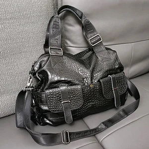 designer totes soft leather womens handbag 2021 black shoulder bag fashion female casual crossbody bag sac a main free global shipping