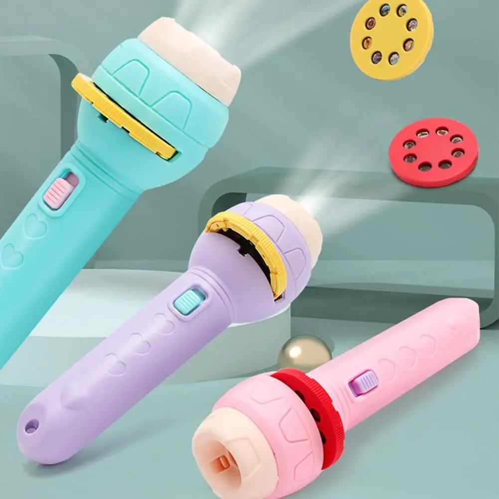 

Baby Sleeping Story Book Flashlight Projector Torch Lamp Toy Early Education Toy for Kid Holiday Birthday Xmas Gift Light Up Toy