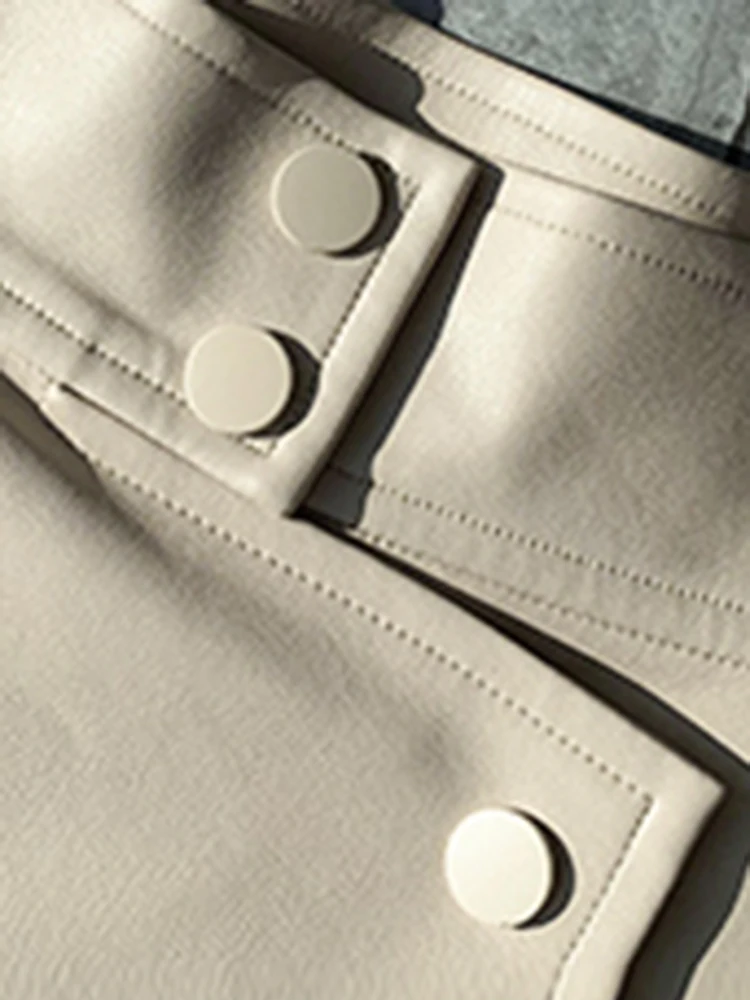 

Lautaro Summer high waisted short black leather skirt women with buttons Mini faux leather skirts womens 2021 Plus size fashion