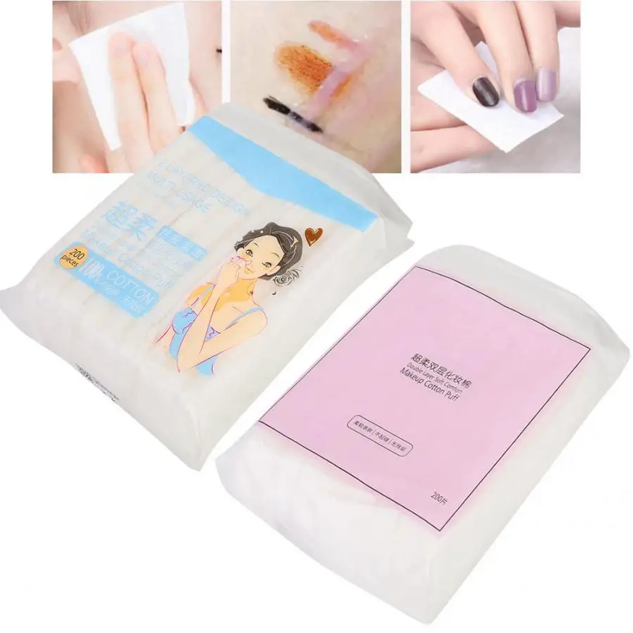200 шт одноразовые влажные полотенца для химчистки косметика лица удаления