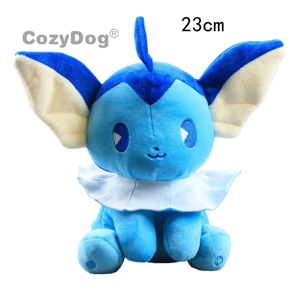 Vaporeon 10 стилей Иви и Пикачу Плюшевые игрушки куклы Мягкие животные плюшевые игрушки 22-25 см Vaporeon Leafeon Плюшевые куклы дети мальчик подарок - Цвет: Vaporeon