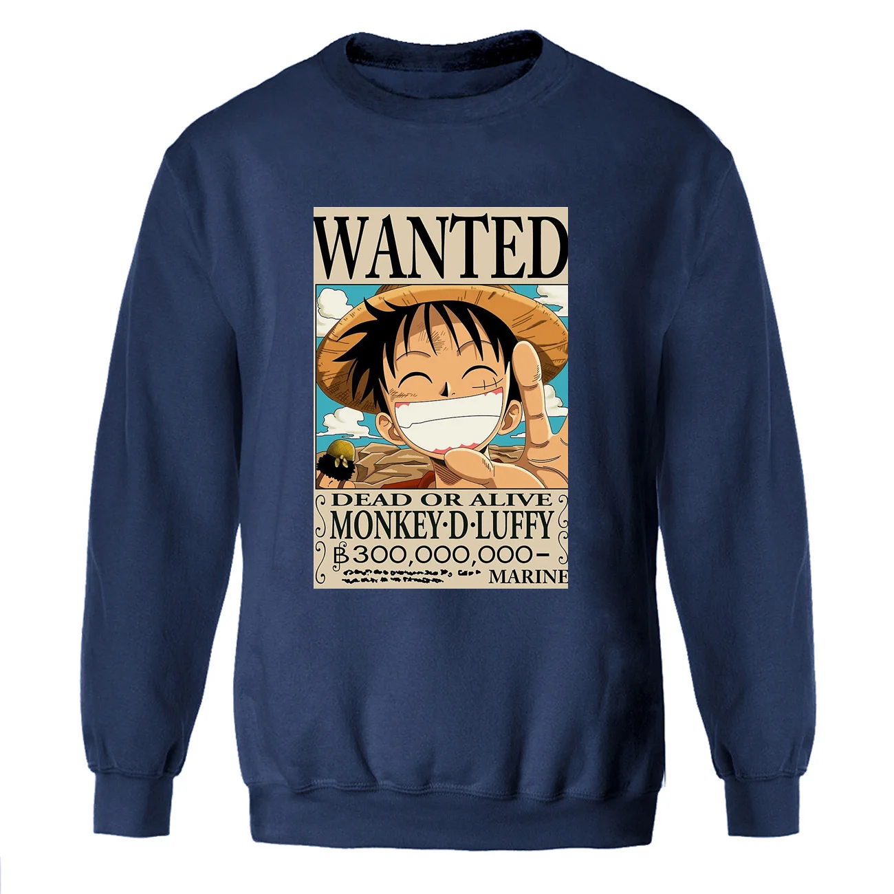Сдельные свитшоты мужские награда Луффи Санджи Crewneck Толстовка король пиратов толстовки уличная одежда с японскими аниме-принтами спортивная одежда
