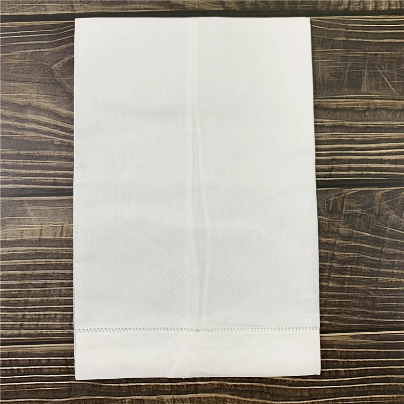 Set of 12 Fashion Hand Towels Linen Hemstitched Tea Towel 14X22-inch Cleaning Cloth Guest Dish Kitchen Bathroom | Аксессуары для