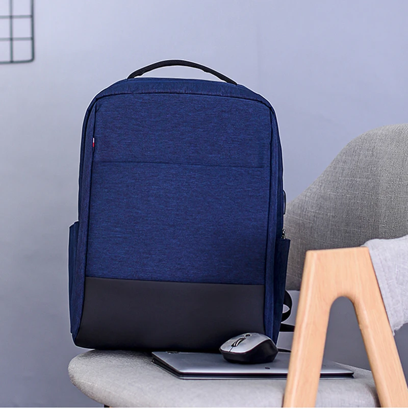 

Men's Backpack USB Charging Luxury Gray Urban Waterproof Anti-theft Backpack Multifunctional Designer Bag For Laptop 13.3 Inch