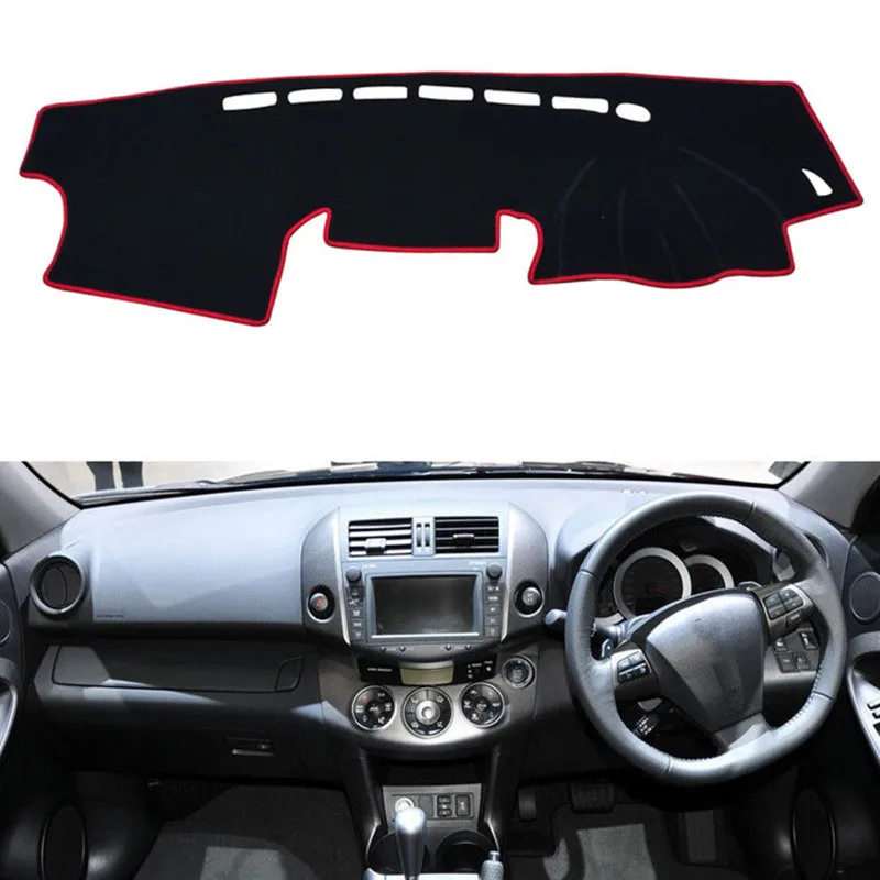 Для TOYOTA RAV4 2009 2012 Авто приборной панели крышки коврик панель Dashmat тире анти УФ