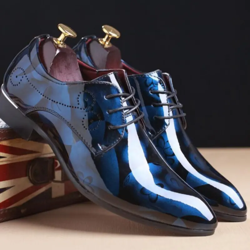 CPI/Новые модные модельные туфли-броги Кожаные туфли на шнурках Повседневные с