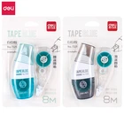 Креативная двусторонняя клейкая лента Deli со сменной лентой сделай сам, клейкая лента для скрапбукинга, канцелярская лента