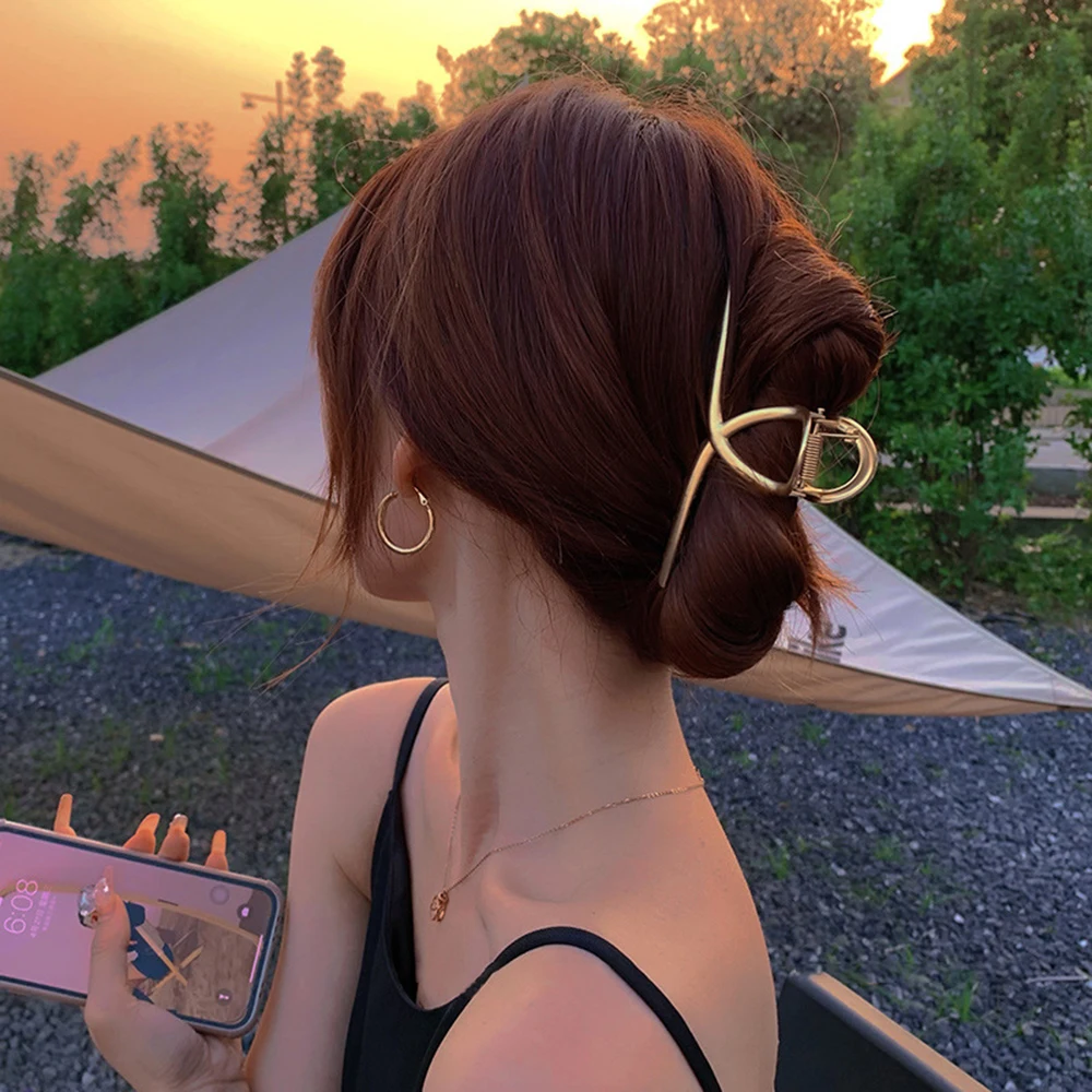 Женские металлические когти для волос аксессуары шикарные заколки женские