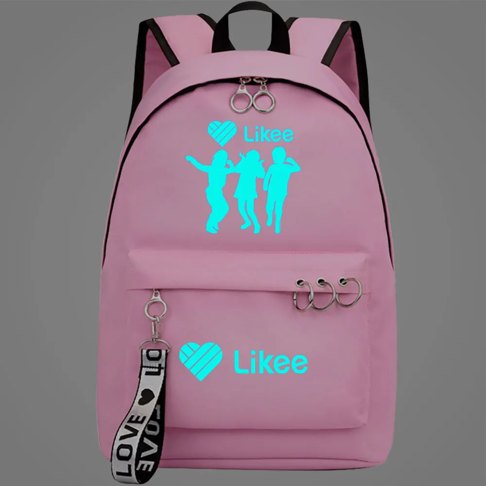 New Likee Video App Night Lumious Backpacks Kids Teenager School Bags Boys Girls Daily Travel Shoulder Mochila Escolar Gift | Багаж и