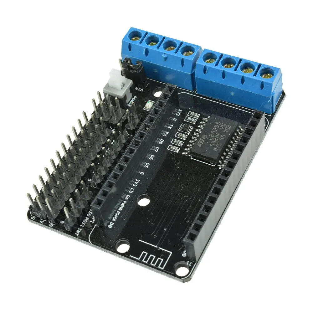 Беспроводной Wi Fi NodeMcu Lua L293D плата драйвера двигателя ESP8266 ESP 12E двойной
