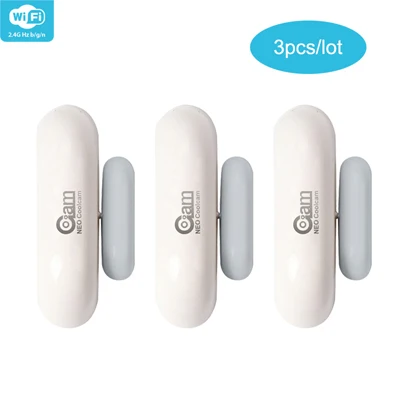 WIFI DOOR 3PCS NEO COOLCAM Wifi датчик окна двери умный дом автоматизация приложение уведомления оповещения поддержка Alexa Google Home IFTTT - Цвет: WIFI DOOR 3PCS