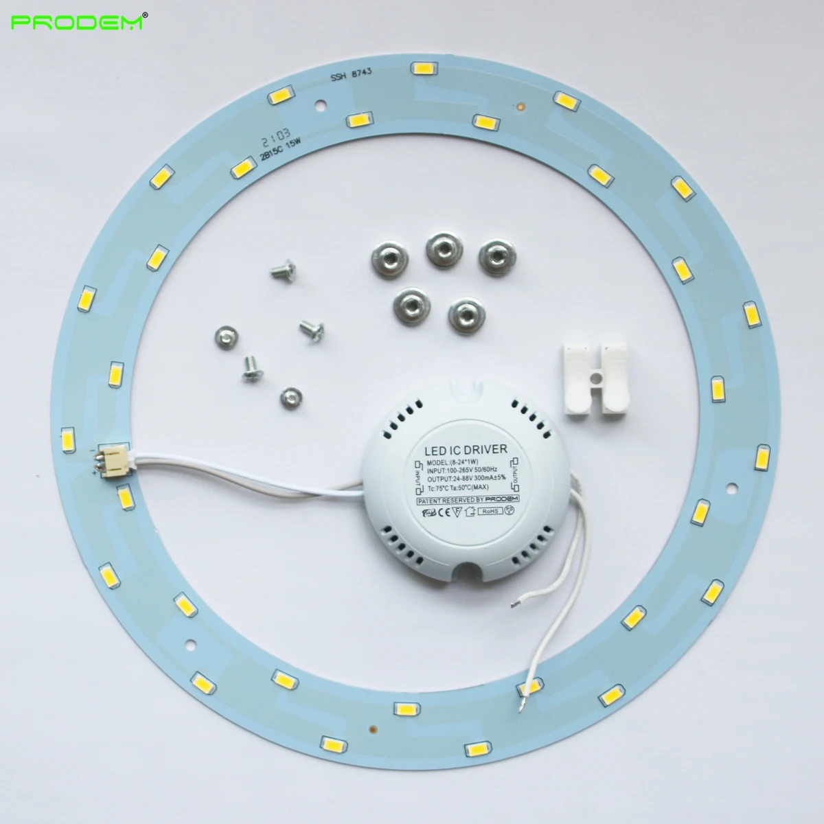 Прямая поставка 85 265 в Круглый алюминий 1450lm15w магнитный светодиодный 2d светильник