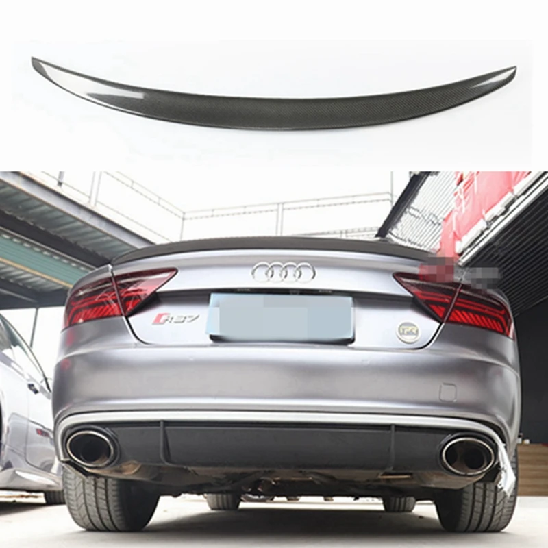 

A7 Carbon Fiber Rear Trunk Spoiler Wing Lip for Audi A7 2011-2014 Car-Styling