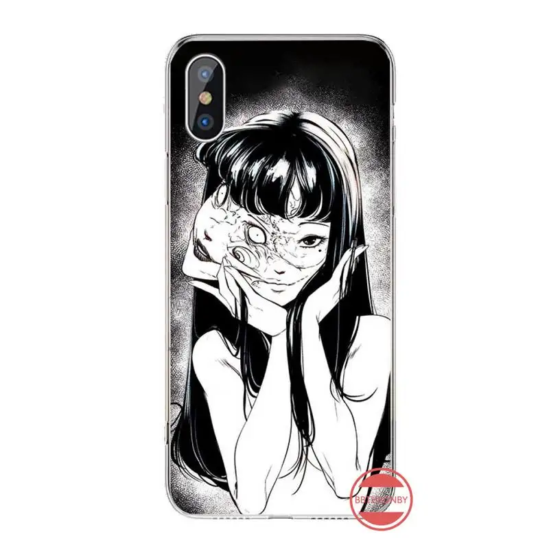 

Junji Ito Tees Horror anime Anti-fall mobile Phone Case For iphone 12 5 5s 5c se 6 6s 7 8 plus x xs xr 11 pro max
