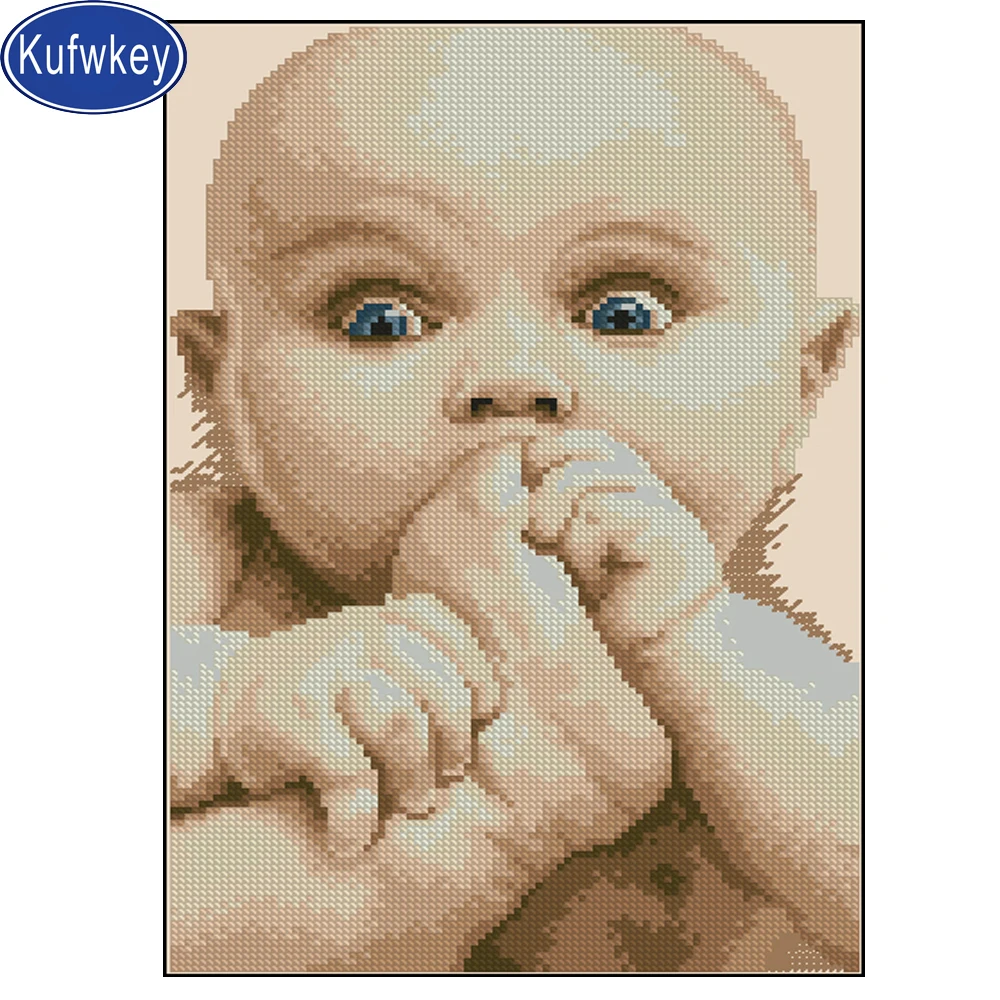 Алмазная живопись Стразы 5d сделай сам милый ребенок озорный вышивка полная