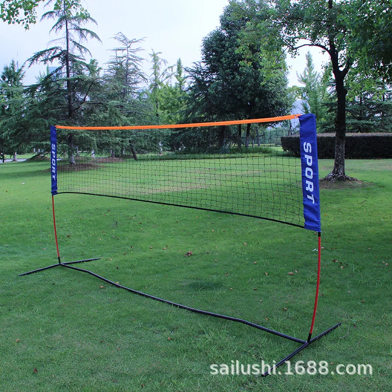 

3.1MX1.5M 4.2MX1.5M Foldable Badminton Volleyball Net With Bracket Outdoor Portable Standard Match Training Net With Frame