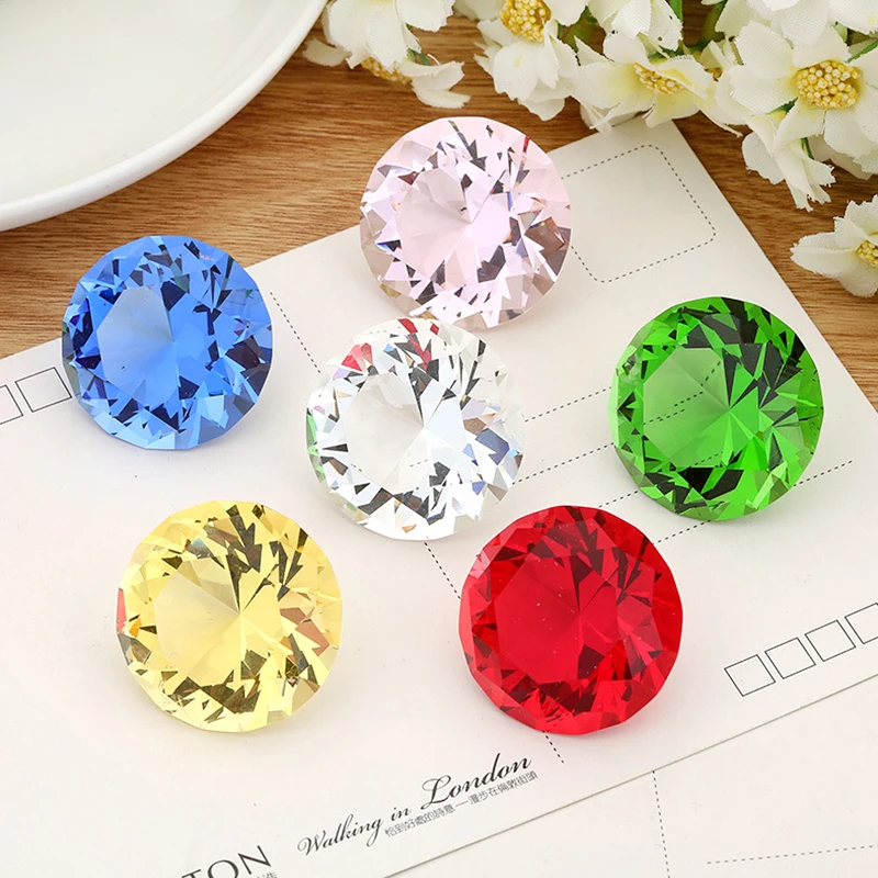 

Украшения из прозрачного хрусталя и стекла, 1 шт., миниатюры для офисного стола, домашний декор для романтического свадьбы, подарок на вечерн...