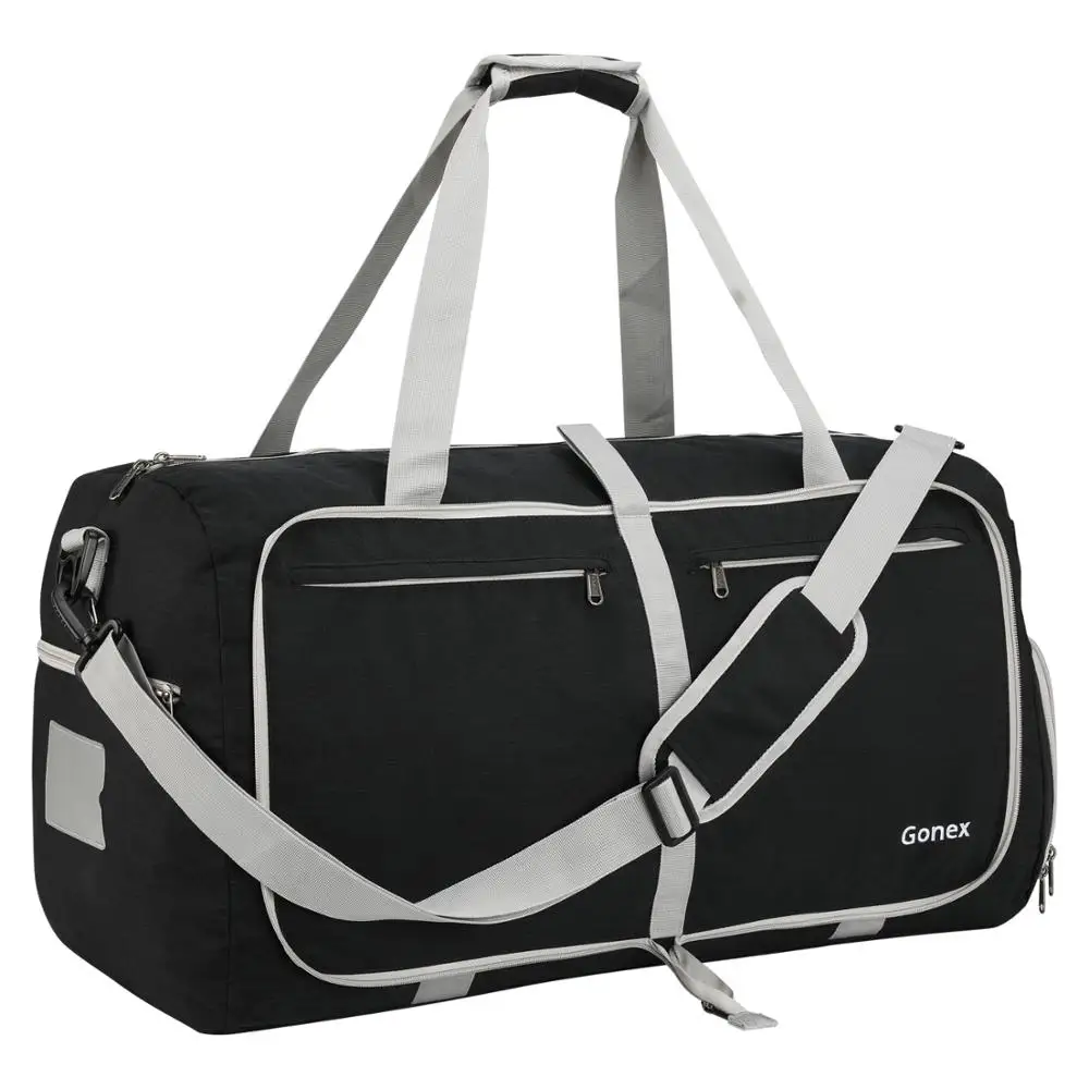 Дорожные спортивные сумки для мужчин модный большой чемодан из полиэстера