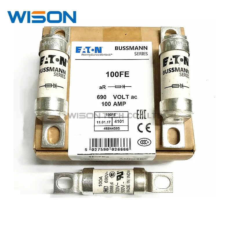 

100FE 100A 690V 50FE 50A 63FE 63A 80FE 80A 100FEA 100A BS88:4 FREE SHIPPING NEW AND ORIGINAL FUSE