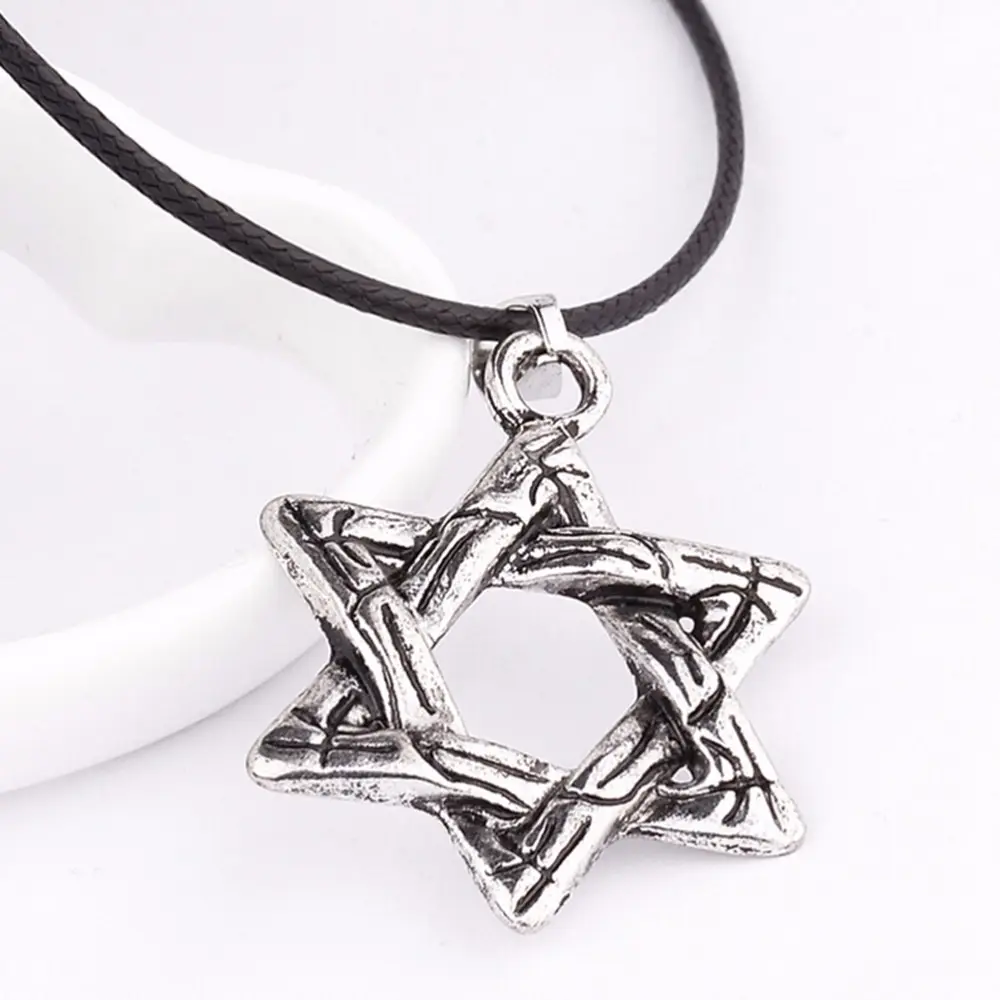 Подвески с гексаграммой мужские ожерелья ювелирные изделия для мужчин еврейская
