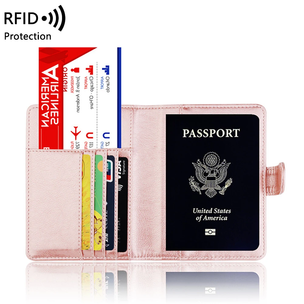 Customized Name United States Passport Cover America Holder Book Travel Rfid Bank Card ID Boarding Pass | Багаж и сумки