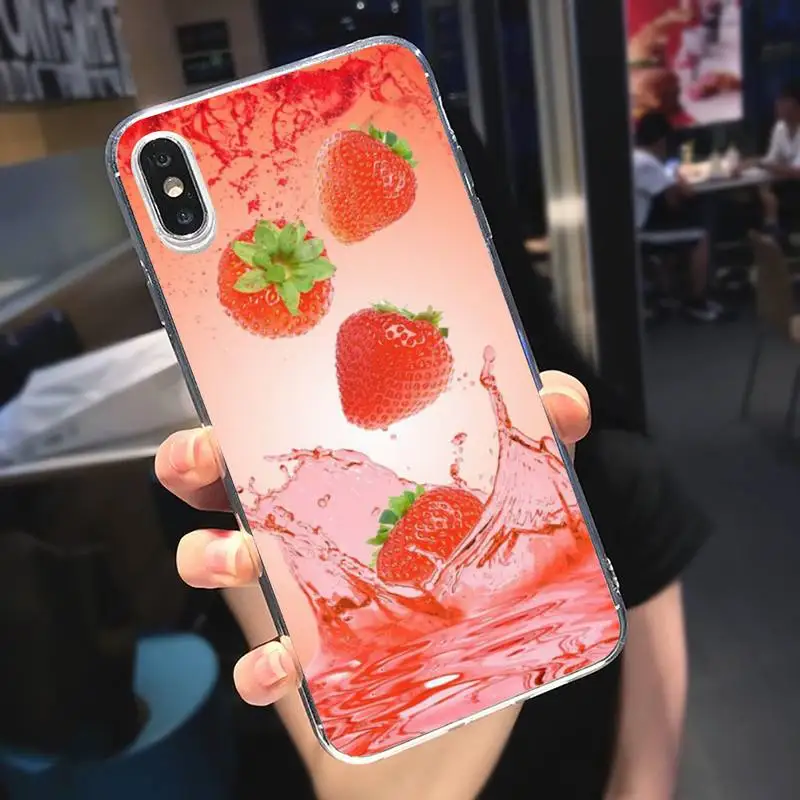 

colorful fruit Phone Cases Transparent for iPhone 6 7 8 11 12 s mini pro X XS XR MAX Plus