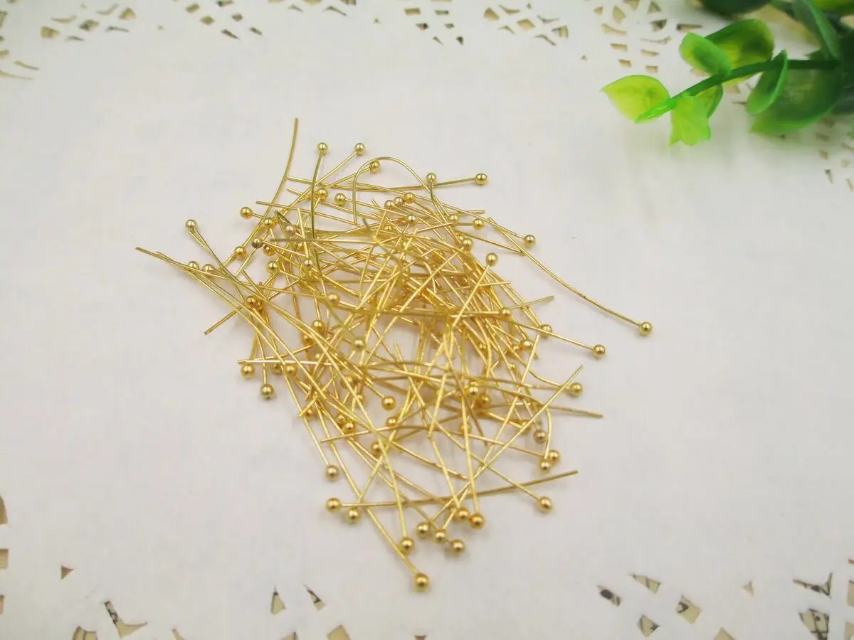 50 шт./лот DIY модные ювелирные аксессуары Висячие колпачки коготь гвозди иглы сплав Материал родиевое покрытие кулон Отдел изготовления - Цвет: KC gold 20mm