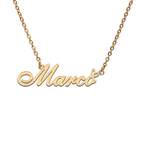 god with love heart personalized character necklace with name marco for best friend jewelry gift