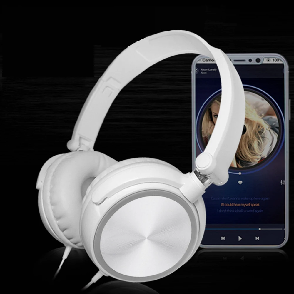 3 5 мм проводные наушники с тяжелыми басами hi fi музыка гарнитура микрофоном