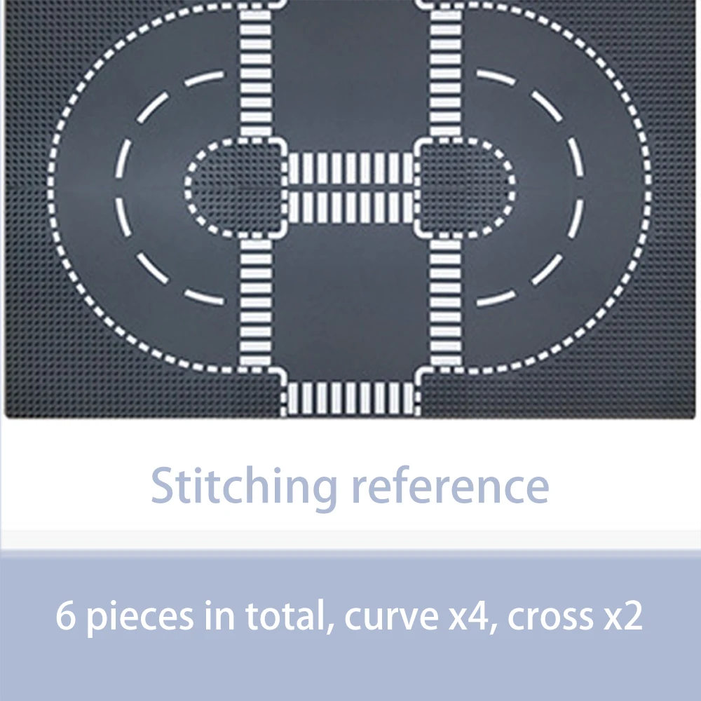 

Plastic Bricks City Dimensions Baseplates Highway Classic Base Plates Construction Building Blocks Toy Education Toy XMAS Gifts