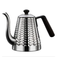1000ml 304 stainless steel hand coffee pot european style coffee hand pot thin mouth hanging ears and long mouth pot oil can