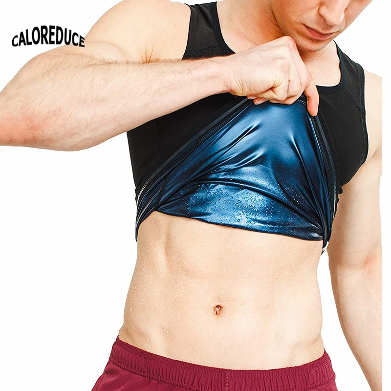 Мужская полимерная тренировочная майка Топ для похудения талии тренировочный