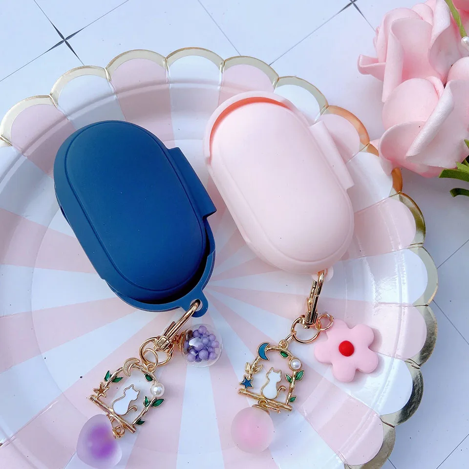 Милый корейский силиконовый чехол для Samsung Galaxy Buds / + плюс Чехол Bluetooth аксессуары