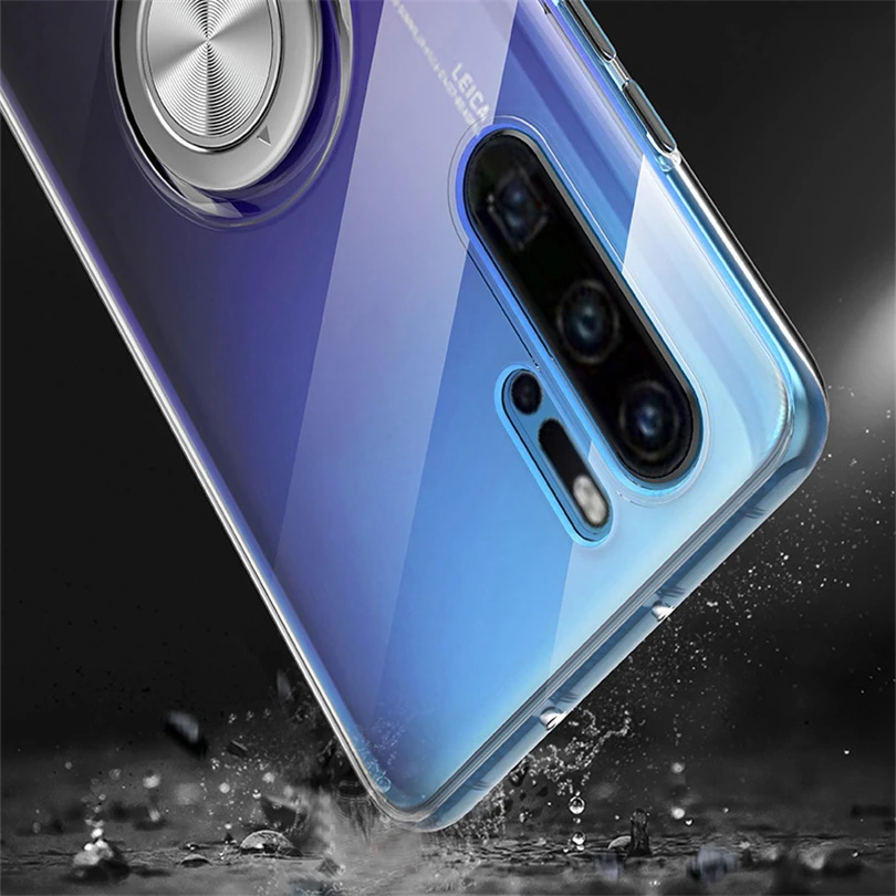 Для Huawei P30 Lite P20 Pro Mate 20 P Smart 2019 Гибридный Магнитный чехол из ТПУ с кольцом для Honor 10 8X