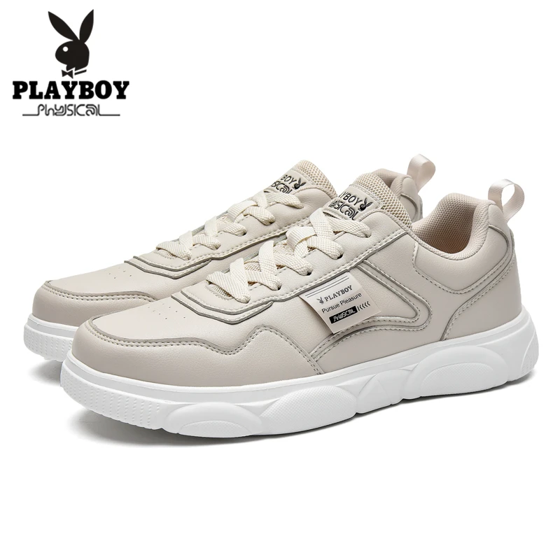 

PLAYBOY New Footwear Fashion Men's Casual Shoes Spring & Autumn Male Shoes Men PU Leather Shoes Men Flats Zapatillas PL615106