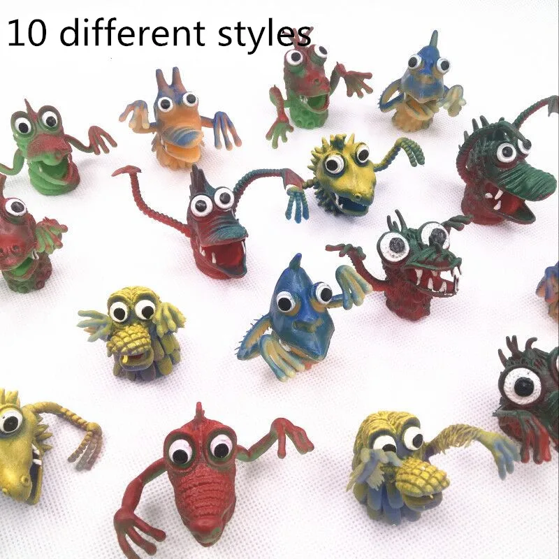 10 различных творческих чертенок ручная кукольная игрушка кукла на палец