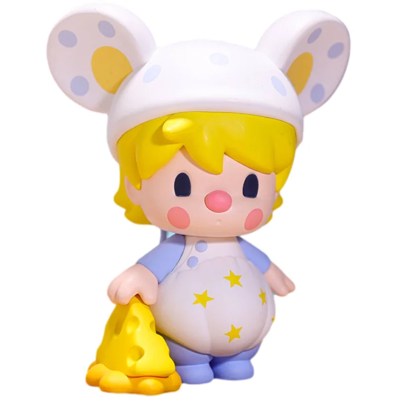 POP MART-figuras de acci&oacute;n Kawaii para beb&eacute;s, mu&ntilde;ecos coleccionables de animales, caja completa, Env&iacute;o Gratis-3