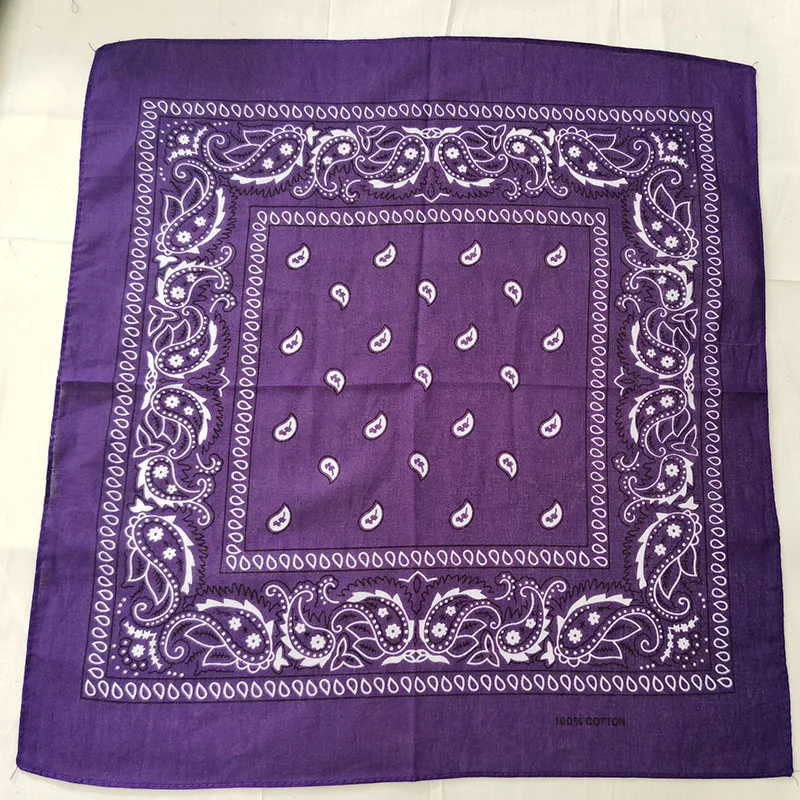 Бандана в стиле хип хоп из 100% хлопка головной убор унисекс повязка на голову шарф